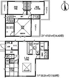平塚市小鍋島２期６棟　新地分譲住宅 NO6