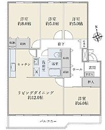 東建ニューハイツ海老名5号棟 504号室