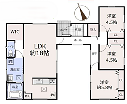 伊勢原市岡崎　新築平屋建て