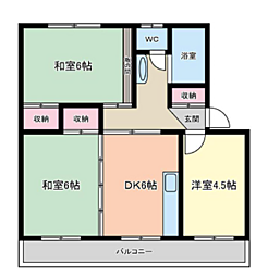 東高森団地8号棟 306号室