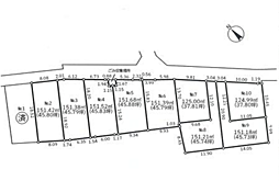 秦野市平沢　全10区画建築条件なし売地 NO.5
