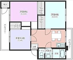 平尾団地64号棟 501号室