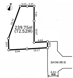 藤沢市善行坂1丁目　売地