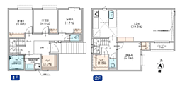 座間市入谷東（全2棟）〜新築一戸建〜 1号棟（右）