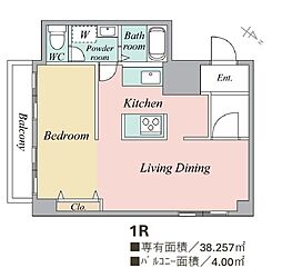 西八王子ハイツB棟〜フルリフォームワンルーム 12階