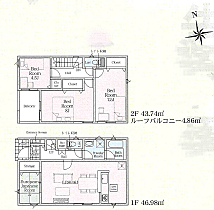 南足柄市中沼第13　全2棟新築分譲住宅 2号棟