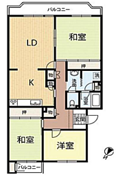 小山田桜台団地5-30号棟 4階部分