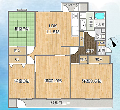 新原町田グリーンハイツF2 506号室