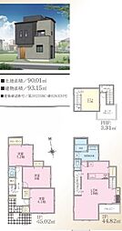 茅ヶ崎市松林1-17-30　全３棟新築戸建 C号棟