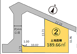 フォーシーズンコート白鳥４丁目 建築条件なし売地 No.2