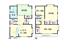 相模原市中央区田名塩田　中古戸建