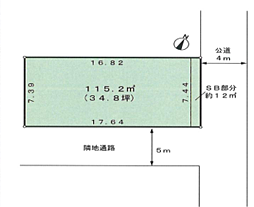 小田原市酒匂二丁目　売地