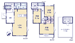 町田市木曽東4丁目〜新築分譲住宅全1棟〜 No.1