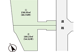 厚木市林　全2区画　売地 NO.2