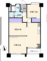 多摩ニュータウン愛宕団地2-3 1号棟406号室