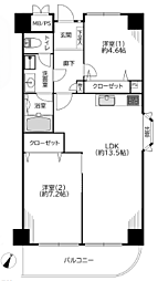 ライオンズマンション南林間第2 203号室