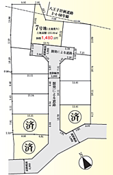 〜建築条件なし〜八王子市舘町第16　売地 7号地