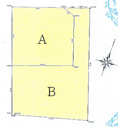 中郡大磯町西小磯　全2区画　売地 Ａ区画図