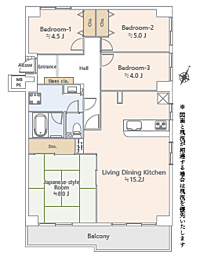 八王子パークヒル宇津木台第二団地3号棟〜中古マンション〜 301号室