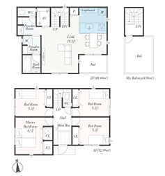 〜新築一戸建て〜厚木市第2妻田南 3号棟