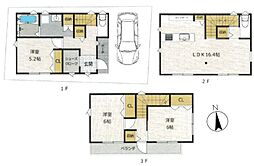 北楠葉町南東角地限定1邸新築分譲住宅