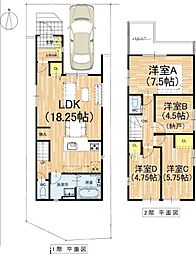 南船橋二丁目2区画新規分譲地内2号地