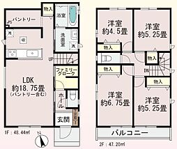 東香里3丁目全2区画新築分譲住宅B号棟