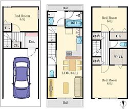 交北1丁目一戸建（再生住宅）