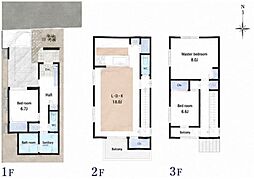 宮之阪3丁目2区画新築分譲住宅1号棟