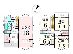 新築戸建 中山4丁目　全1棟　A棟