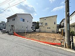 草加市中根2丁目　土地面積36坪超の整形地　建築条件なし売地