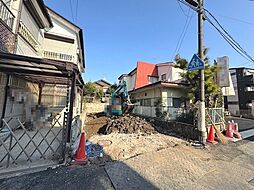 草加市瀬崎2丁目　前面公道6ｍ超に面する　建築条件なし売地