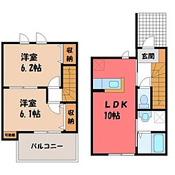 真岡市熊倉1丁目の一戸建て