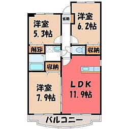 宇都宮市鶴田1丁目