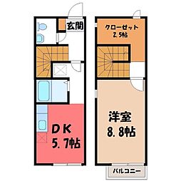 宇都宮市城東1丁目の一戸建て