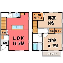 鹿沼市上石川の一戸建て