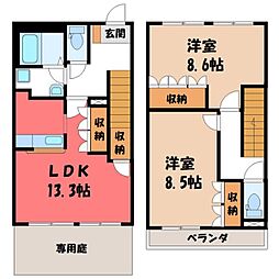 下都賀郡壬生町本丸1丁目の一戸建て