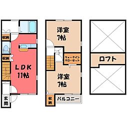 下都賀郡壬生町元町の一戸建て