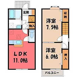 塩谷郡高根沢町大字宝積寺の一戸建て