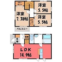 宇都宮市八千代1丁目の一戸建て