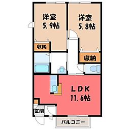宇都宮市若松原1丁目の一戸建て