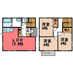宇都宮市西川田南1丁目の一戸建て