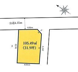 鴻巣市小松1丁目土地