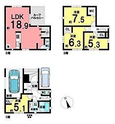 中古戸建　天白区福池1丁目