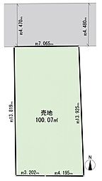 戸塚区汲沢5丁目　建築条件無し土地