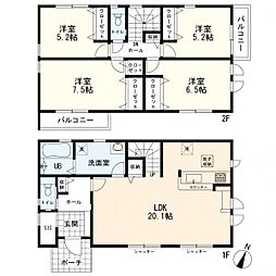 栄区亀井町　新築一戸建て　1期1号棟