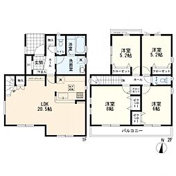 栄区上之町　新築一戸建て　2期1号棟