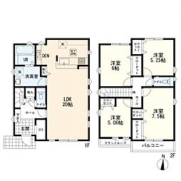 横浜市戸塚区下倉田町　5期　新築一戸建て　1号棟