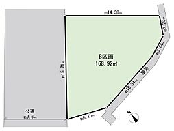 戸塚区上矢部町　建築条件無し土地　Ｂ区画