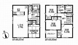 クレイドルガーデン影取町　新築一戸建て　9号棟